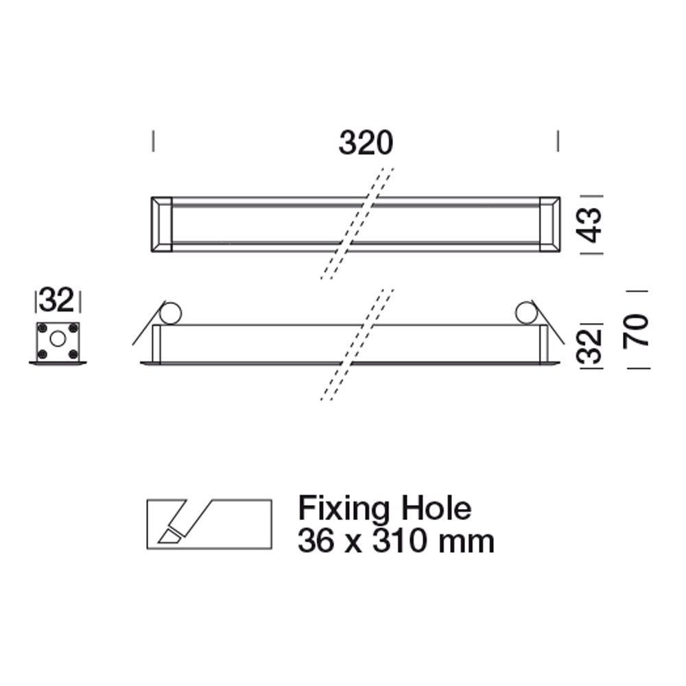 8392307 Встраиваемый в потолок светильник Platek MINI CORNICHE Incasso soffitto  MINI CORNICHE Ceiling recessed 300 mm - 8 LED RGBW Elliptical  - Вид №10