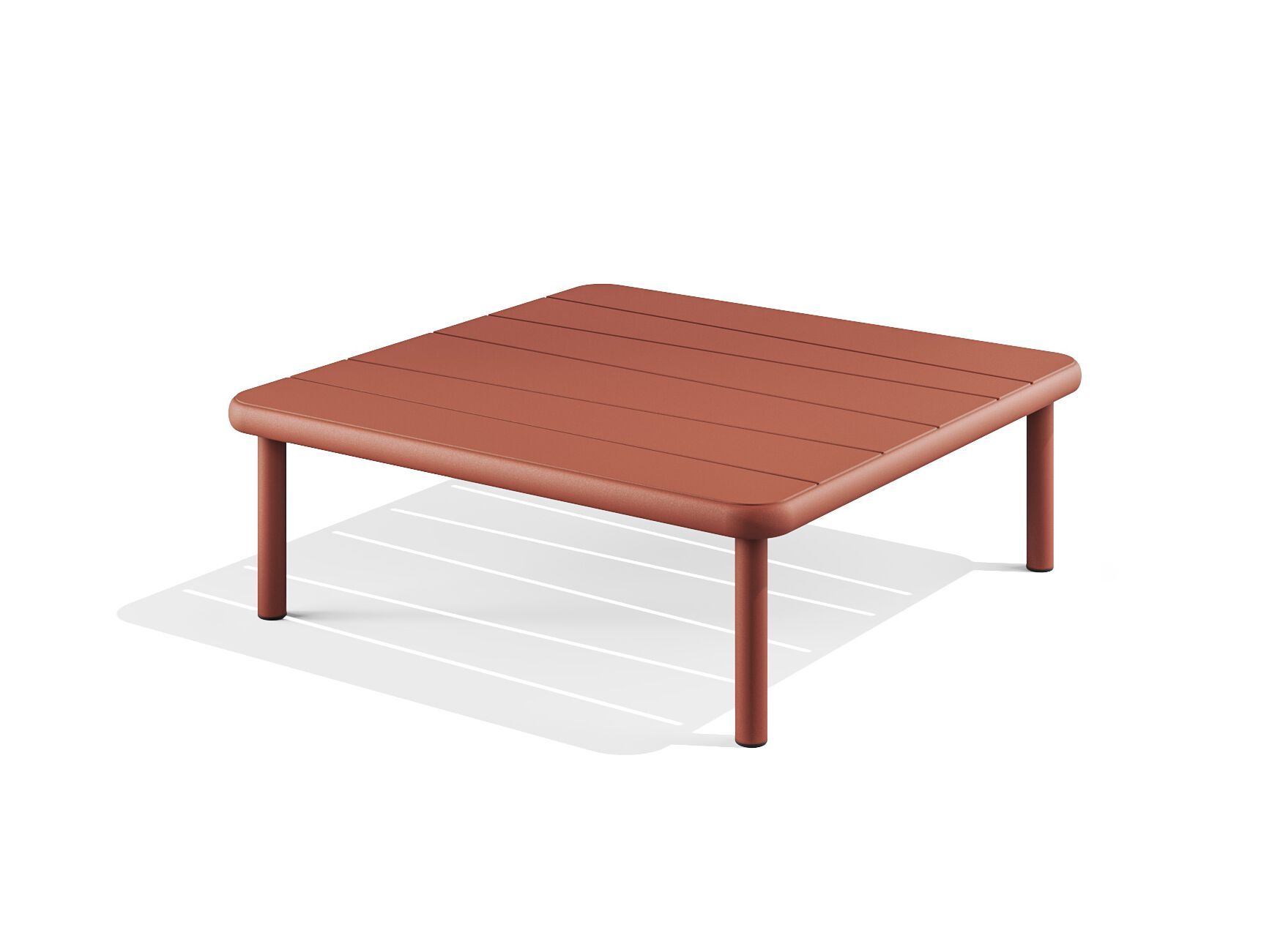 Низкий стальной журнальный столик с порошковым покрытием BABEL D Bangi ARCH-00006428