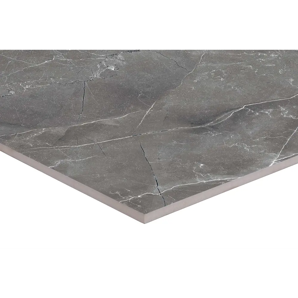 Керамогранит Arcadia Ceramica Pulpis Nero 60x60 см 1.44 м² глянцевый цвет черный STLM-2172557 - Вид №3