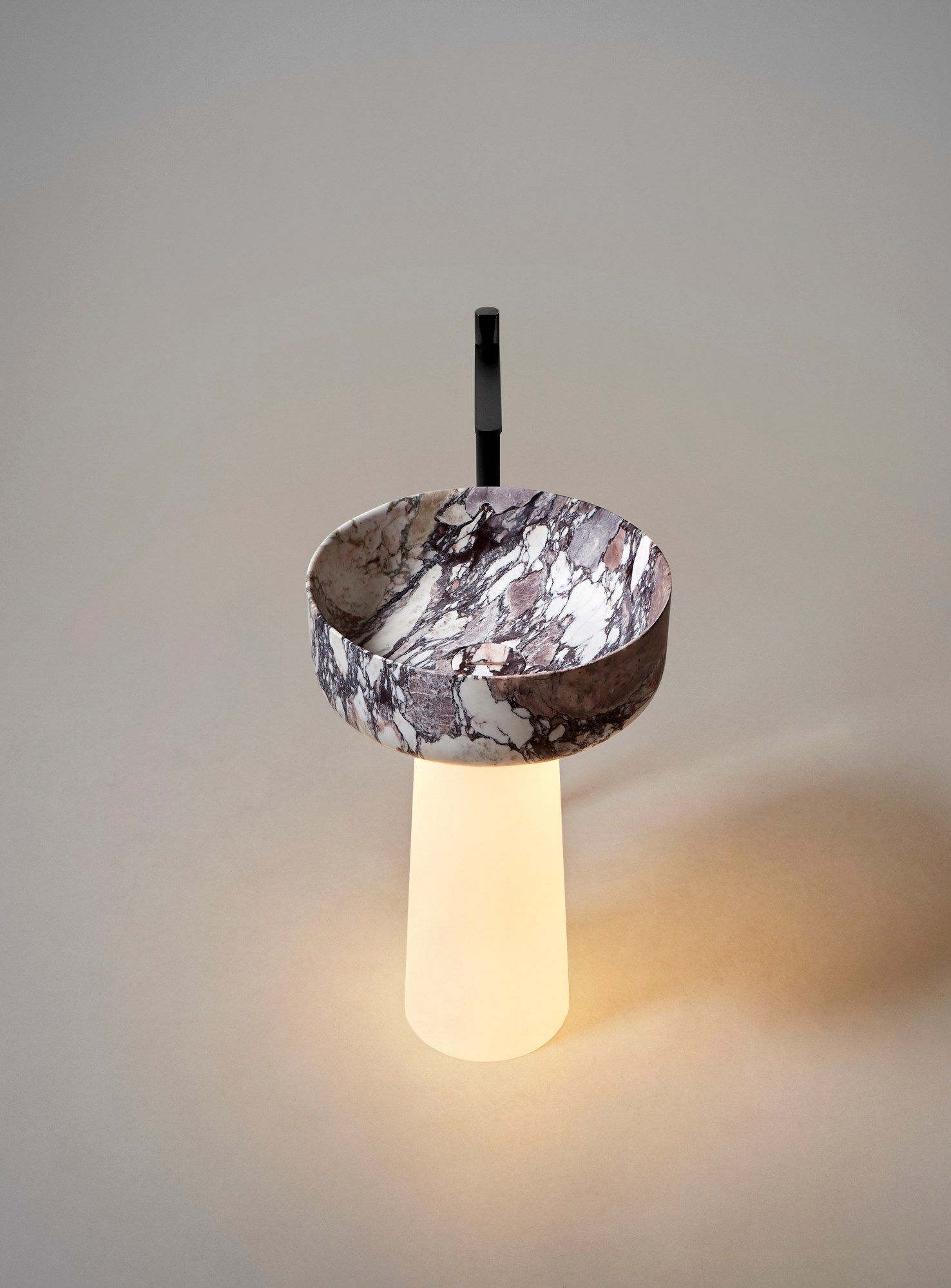 Круглая отдельно стоящая раковина из мрамора Calacatta и Flumood Antoniolupi ALBUME LUX ARCH-00117963 - Вид №1