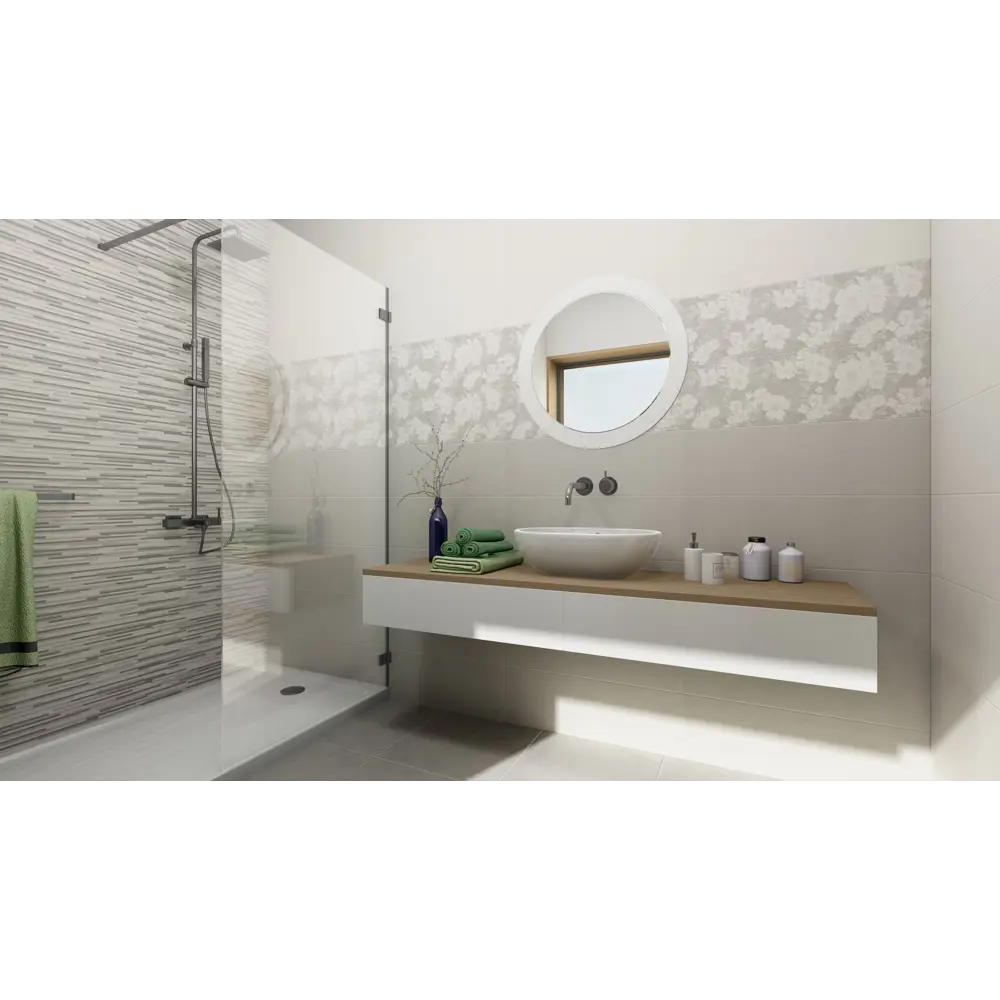 Плитка настенная «Орлеан» 7Д 75x25 см 1.69 м² цвет мультиколор Керамин STLM-2186087 - Вид №3