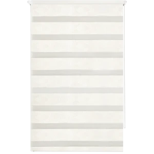 Штора рулонная день-ночь Miamoza Sound Wave 60x160 см, цвет белый 82614478 STLM-2197423