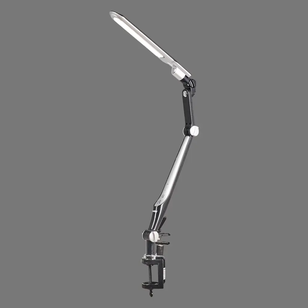 Рабочая лампа настольная светодиодная Camelion KD-830 на струбцине, цвет чёрный 82705340 STLM-2052976  - Вид №1