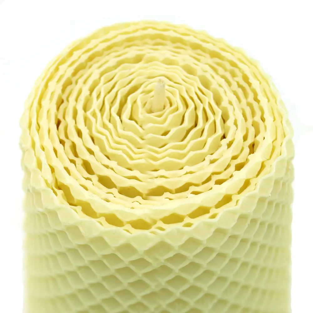 Свеча вощинная цилиндр слоновая кость 4x13 см EVIS STLM-2072836 - Вид №1