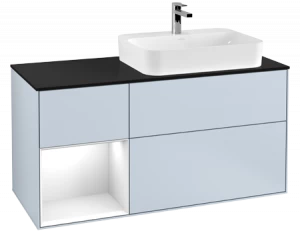 Villeroy&Boch Тумба под раковину Прямоугольная версия F392GFHA Finion Cloud Matt Lacquer