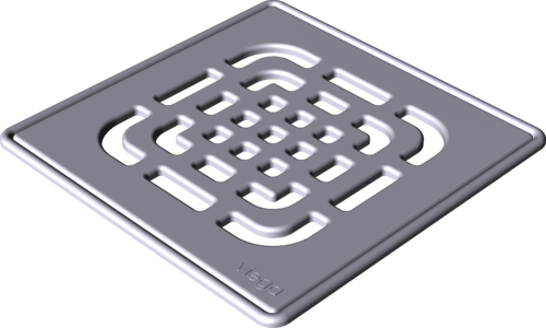 Канализационная арматура  Напольные трапы Advantix  Оборудование  Надставные элементы, рамки для установки решеток VIEGA 627 072 Модель 4922.9 Santreyd  - Вид №2