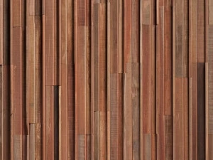 Wonderwall Studios Трехмерная деревянная панель для внутреннего / наружного использования Derelict houses