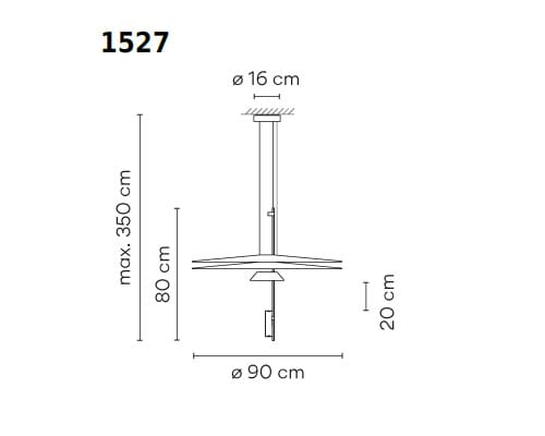 Затемняемый светодиодный подвесной светильник Vibia ARCH-00049021 - Вид №2