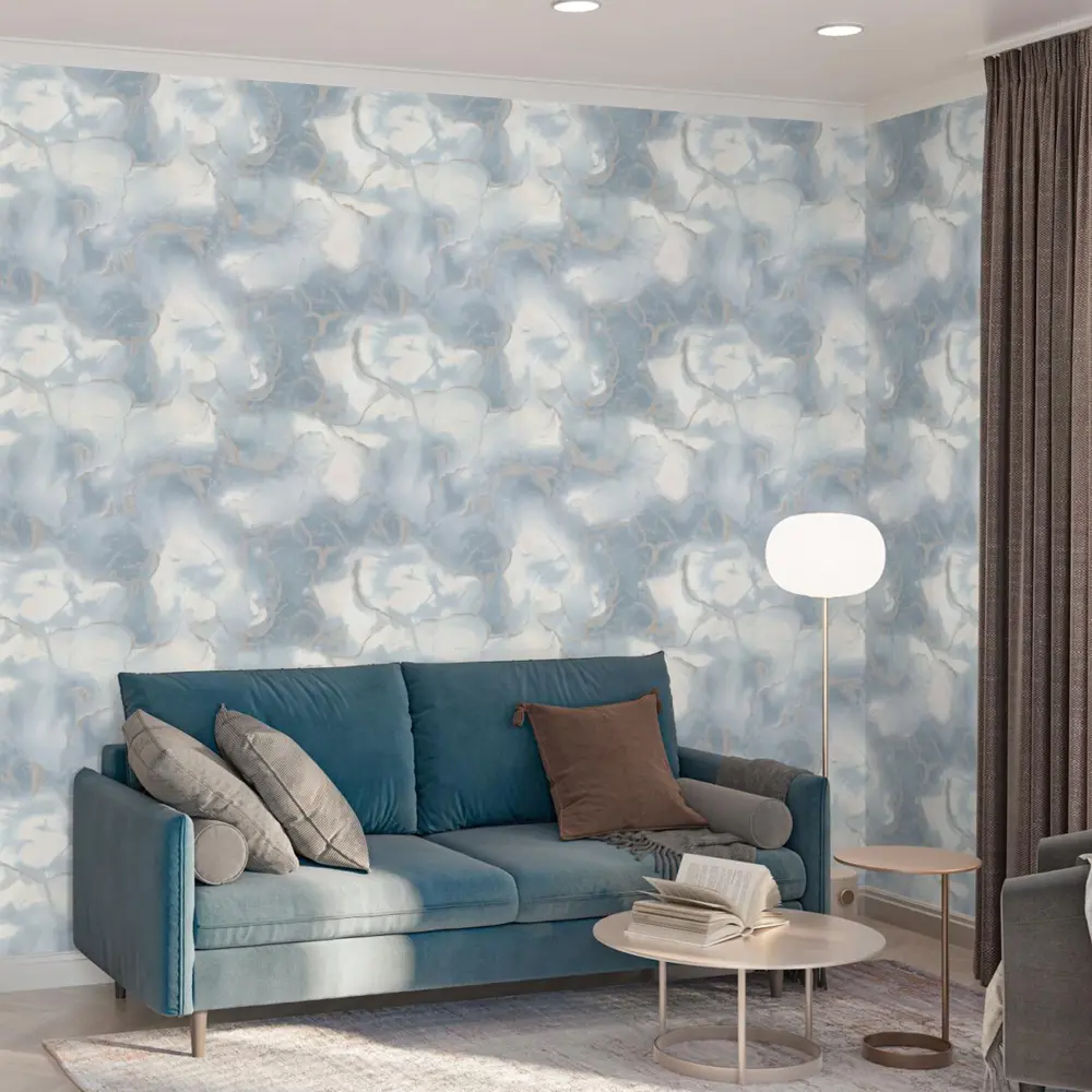 Обои флизелиновые Palitra Family Euphoria голубые 1.06 м FM72329-46 STLM-2014672 - Вид №4