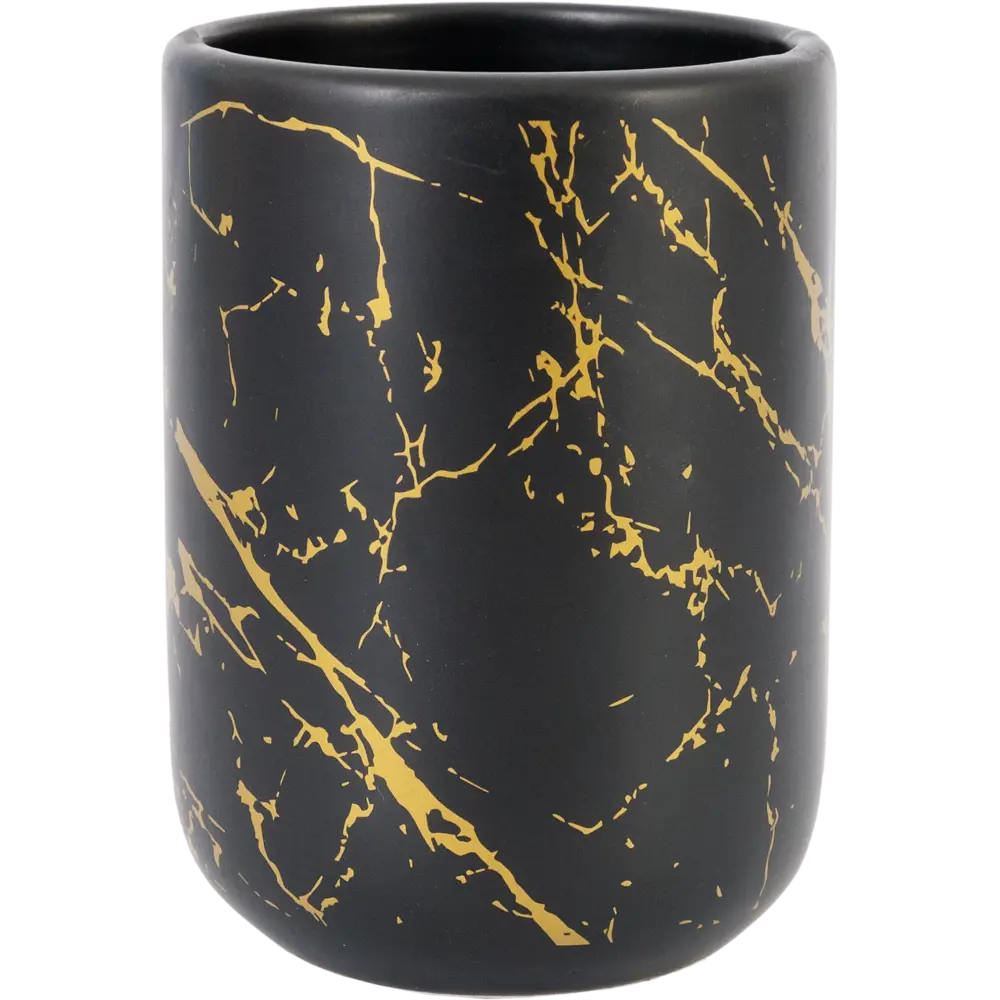 Стакан для зубных щеток VIDAGE Marmo Nero — элегантный аксессуар для ванной 89720499 STLM-0079884 - Вид №1