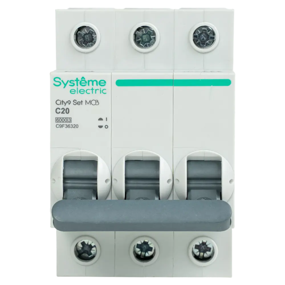 Автоматический выключатель Systeme Electric City9 Set C9F36320 3P С20 А 6 кА STLM-2167955 - Вид №2