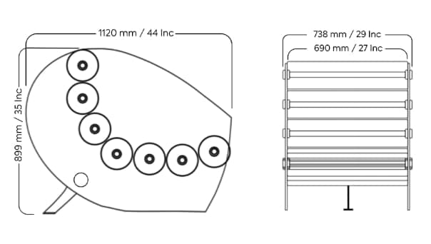 Кресло с подлокотниками KUUMO MW05 ARCH-00033760 - Вид №3