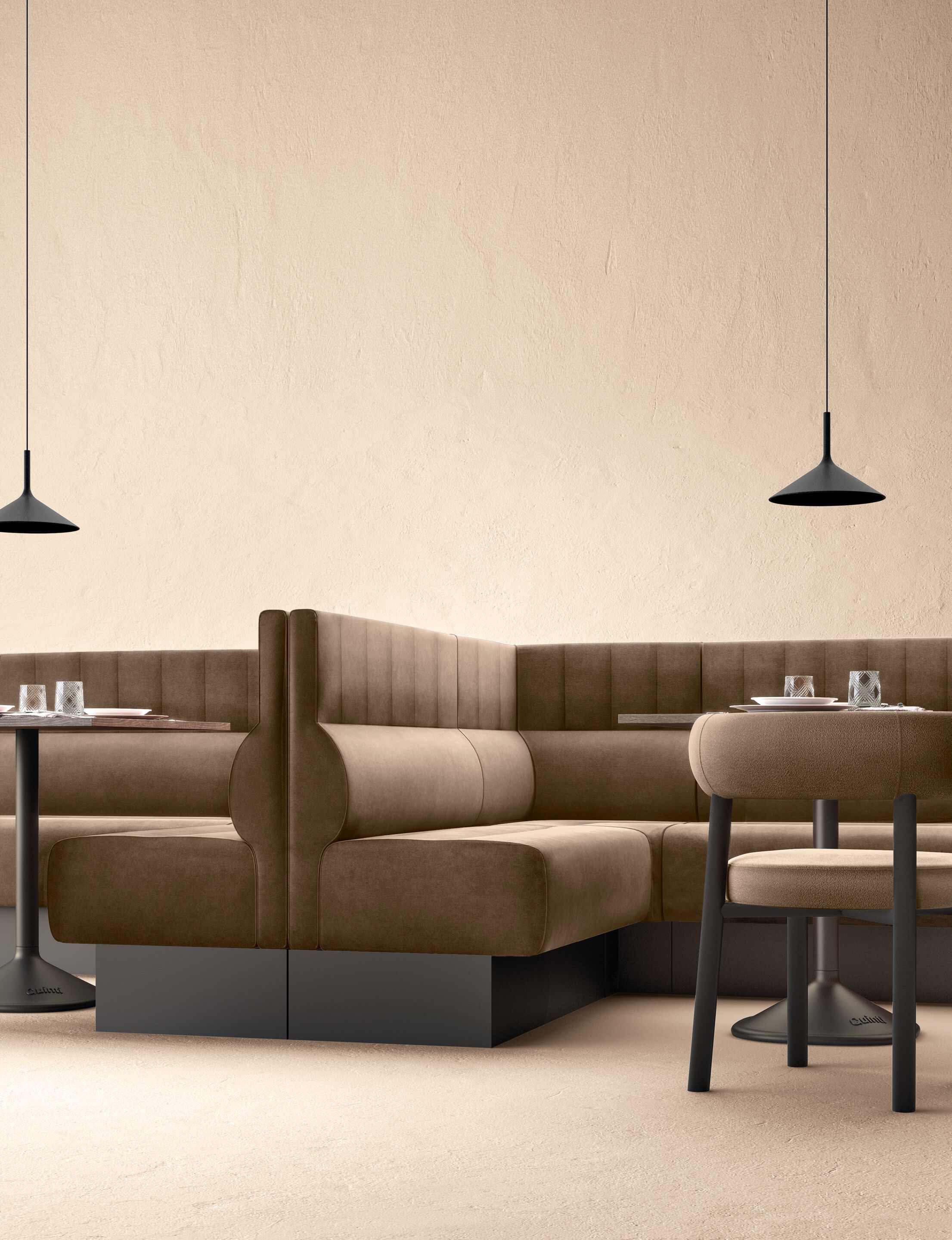 Модульная мягкая скамейка из ткани Quinti Sedute BENKY ARCH-00029900 - Вид №2