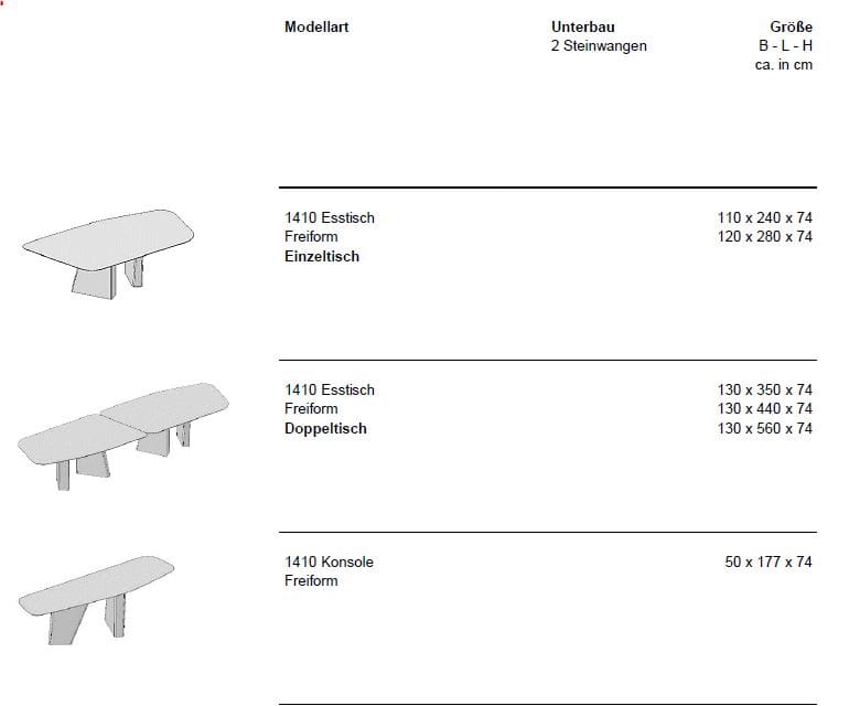 Стол из натурального камня Draenert PARAMOUNT ARCH-00060900 - Вид №3