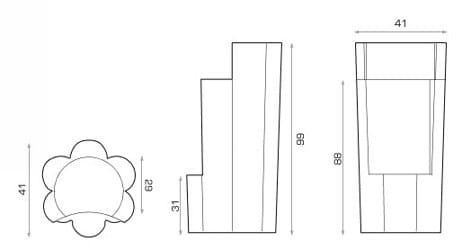 Высокий стул из полиэтилена Kloris BACH ARCH-00079411 - Вид №6