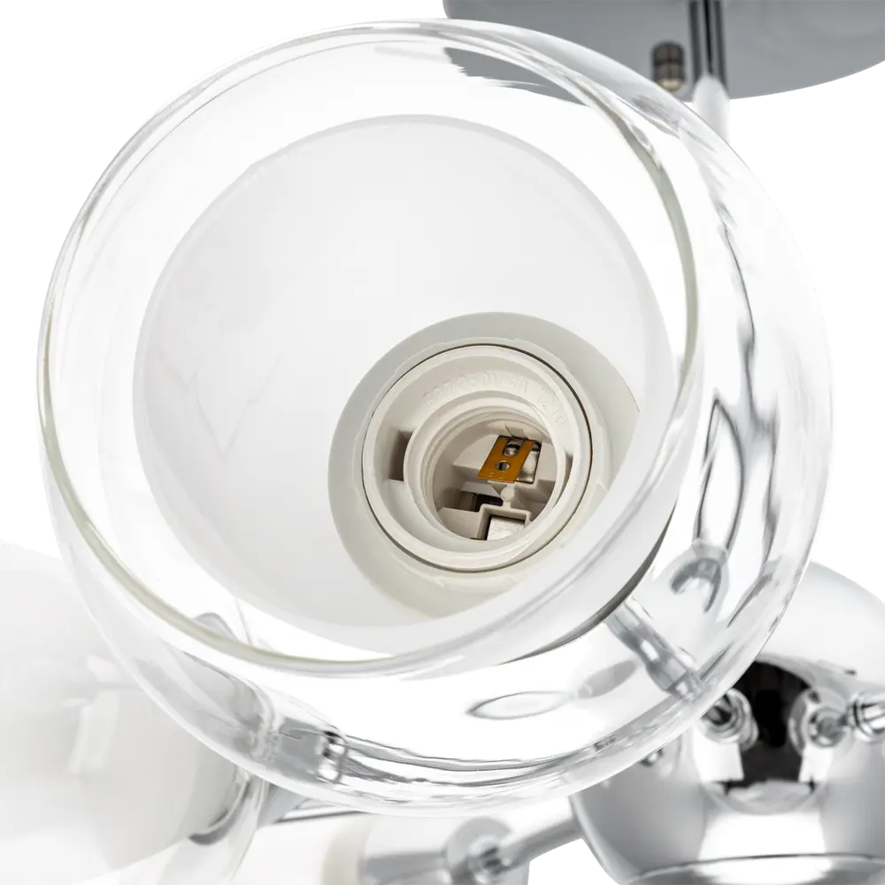 Люстра потолочная Ritter Parma 52517 2 8 ламп Е27 цвет хром STLM-2144045 - Вид №7