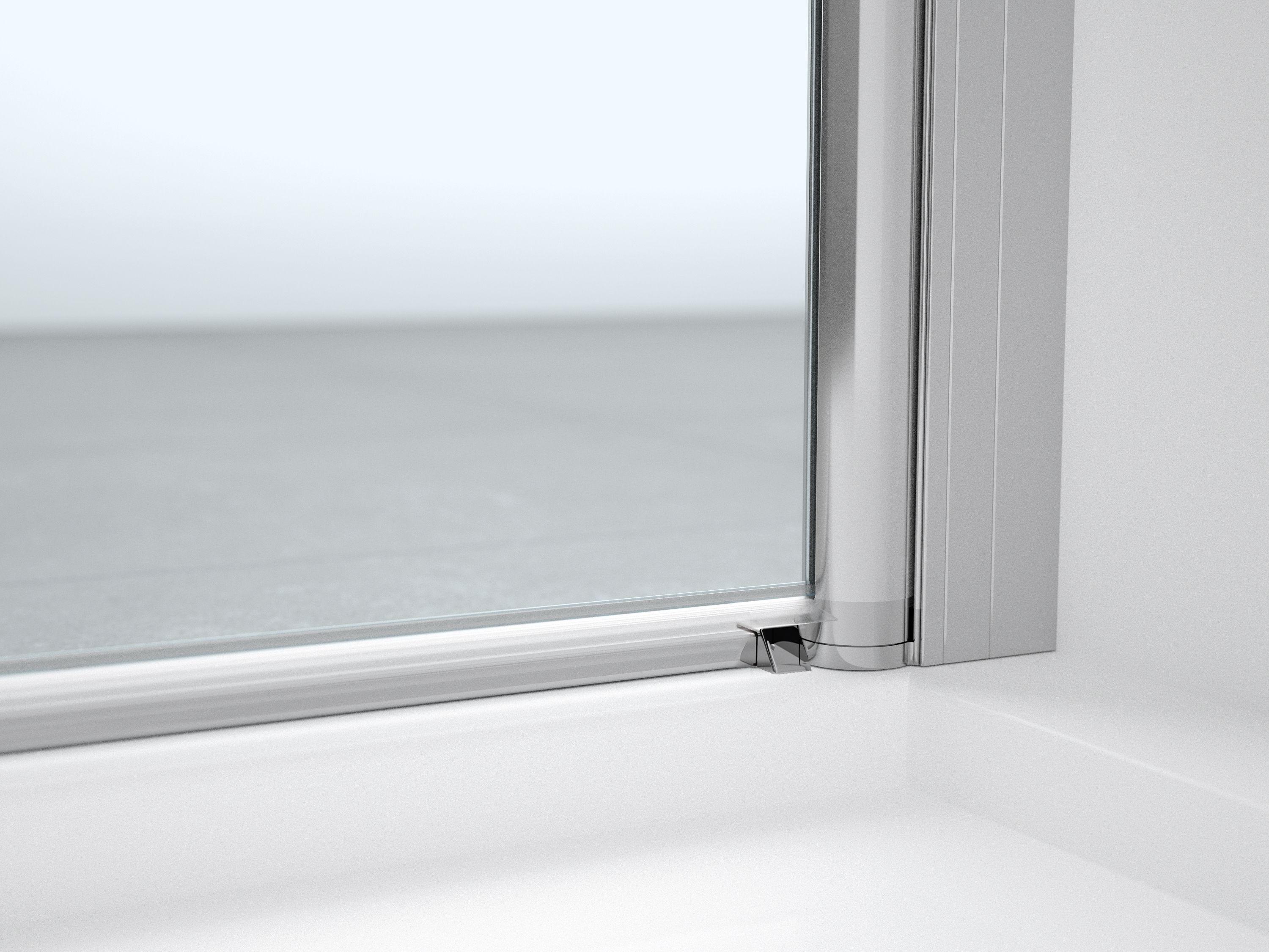 Угловая душевая кабина с раздвижной дверью Novellini Young ARCH-00100660 - Вид №3