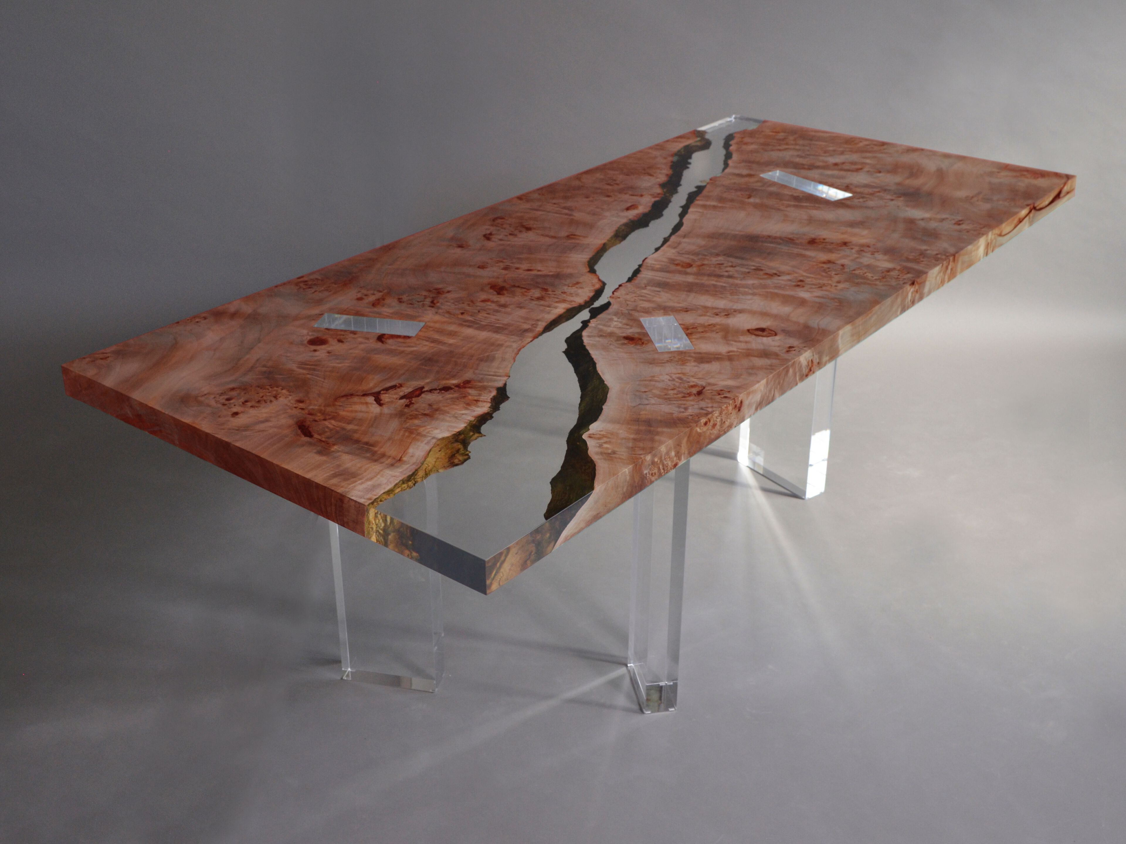 Прямоугольный стол из тополя и смолы alcarol Geomorphic 2023 ARCH-00006960 - Вид №1