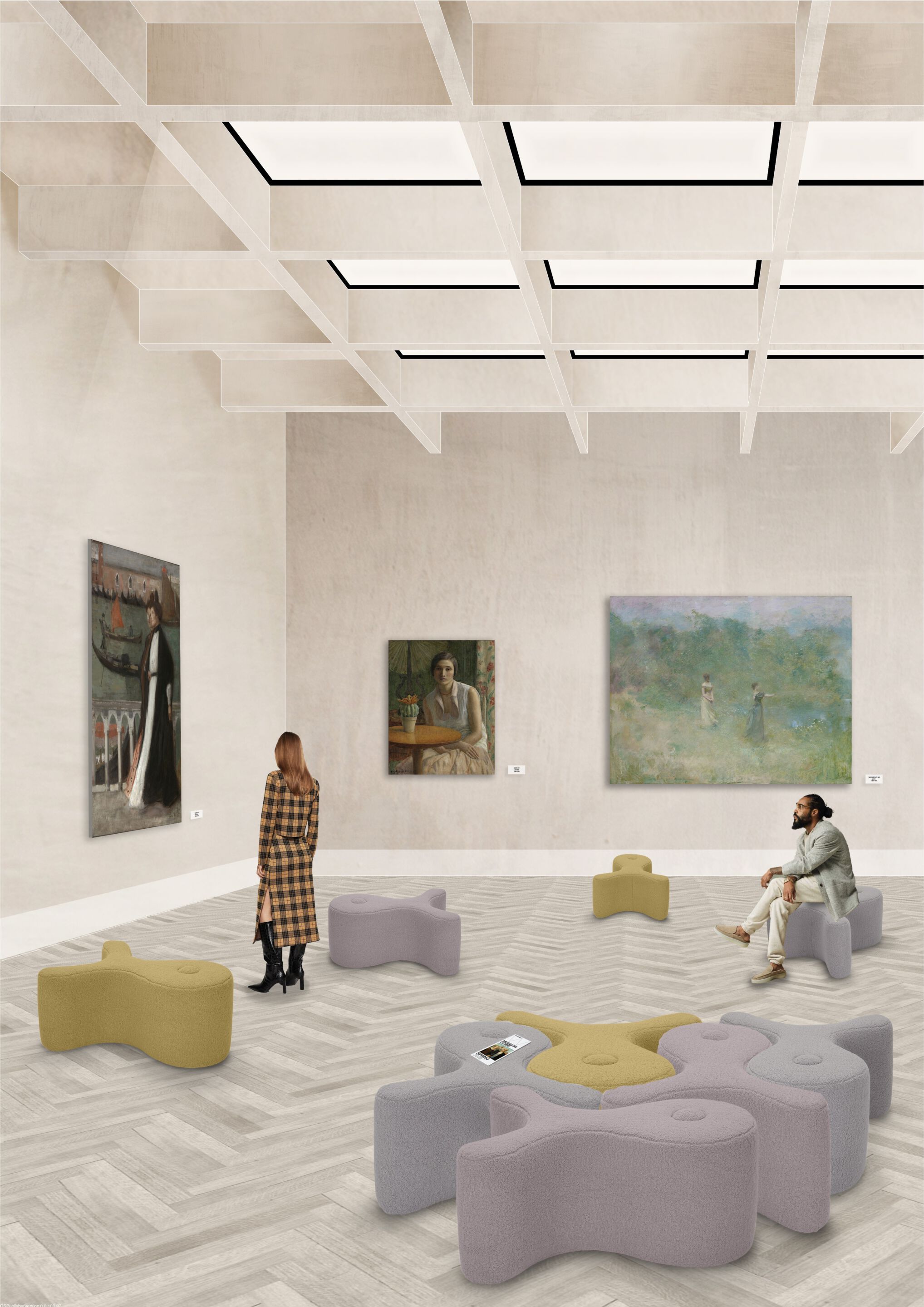 Ткань пуф Adrenalina Fisk ARCH-00007051 - Вид №1