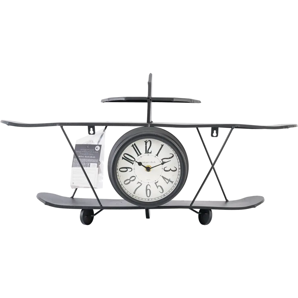 Настенные часы Atmosphera Самолет 15x33x63 см черный 169309 STLM-2167622 - Вид №3