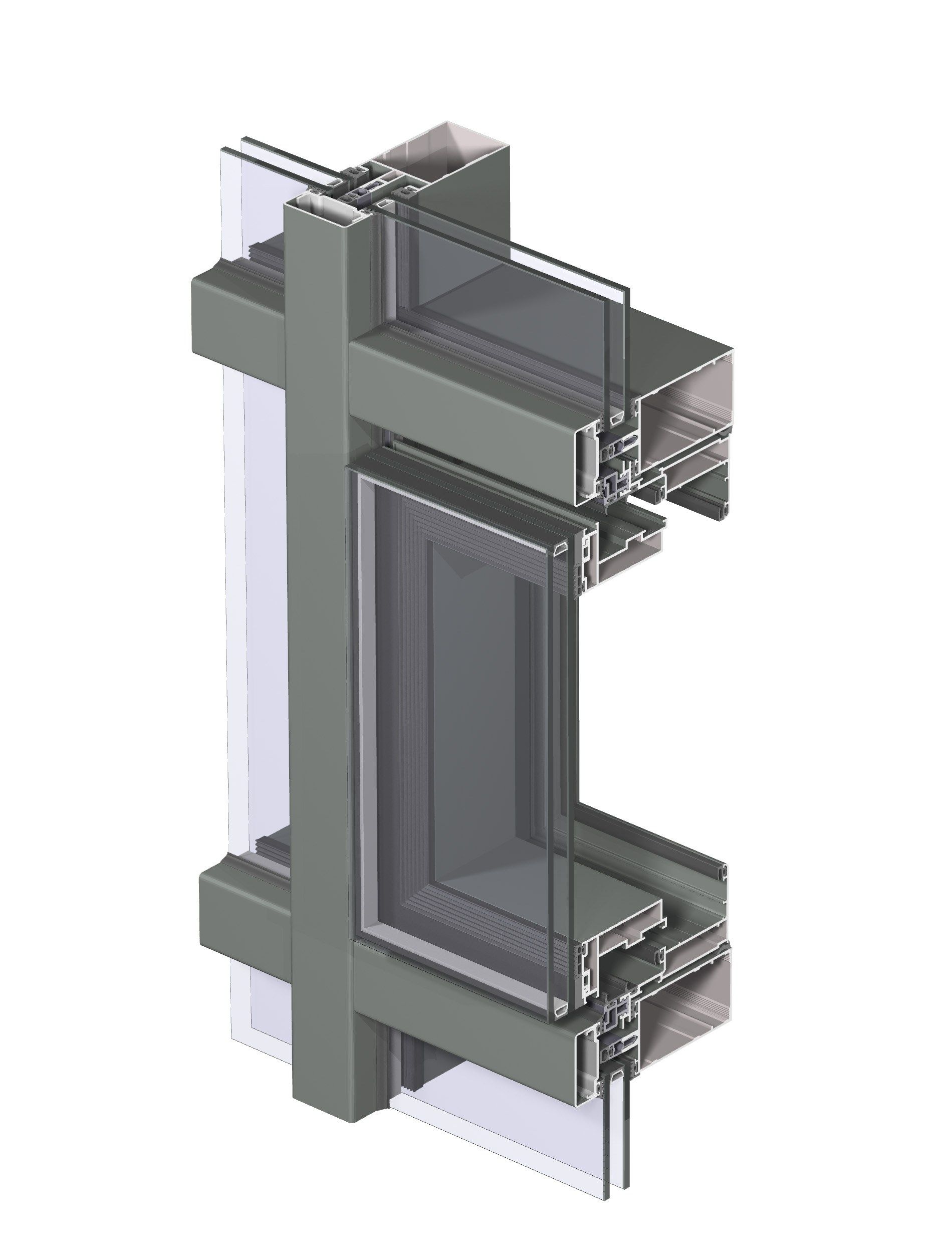 Система навесной стены Reynaers Aluminium ConceptWall ARCH-00053847 - Вид №10