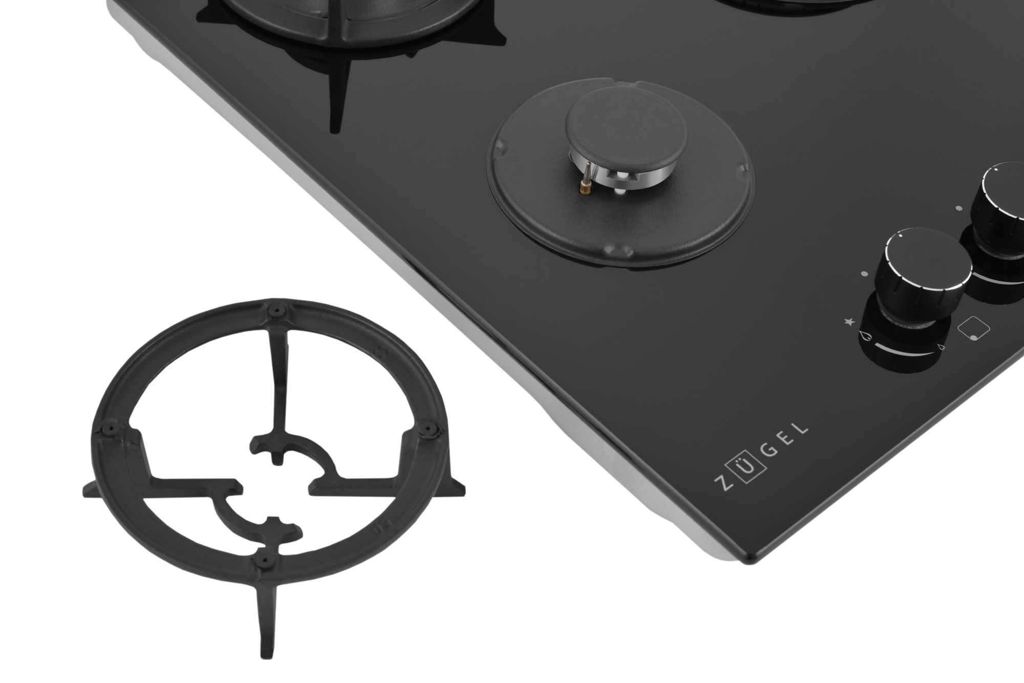 9175440 Газовая варочная поверхность ZUGEL ZGH452B STDN-0044937 - Вид №19