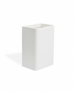 LV10AP(BI) Stil Haus Living, наcтольный керамический стакан, белая керамика