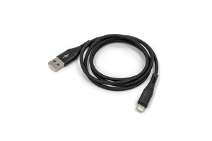 17858389 USB-кабель AM-8pin 1 метр, 5A, нейлон, чёрный, 23750-BC-029iBK BYZ