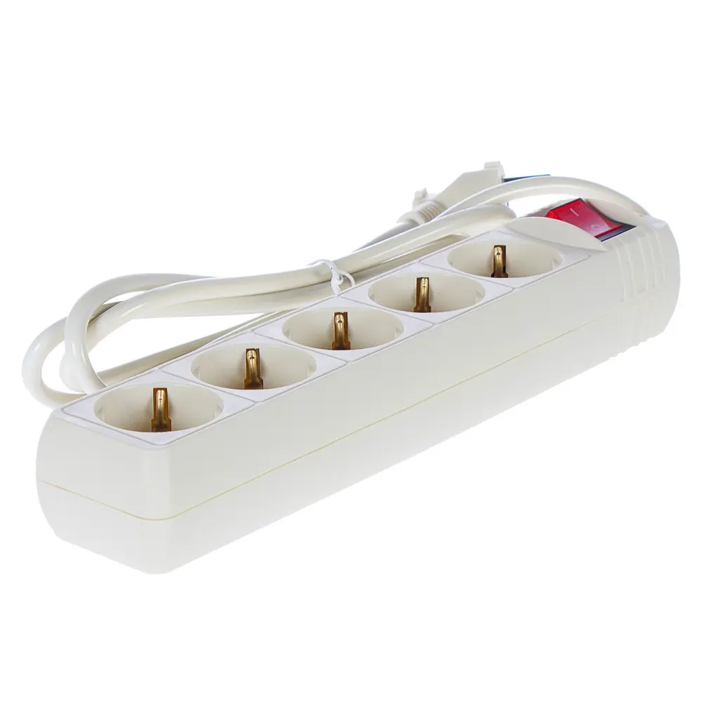 SKYBEAM Удлинитель с заземлением на 5 розеток для надежного подключения техники 18372654 STLM-0010557
