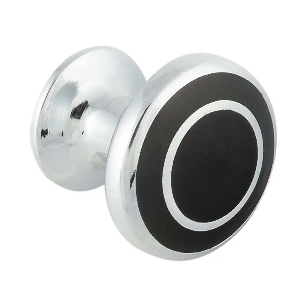 Мебельная ручка-кнопка Kerron 6116-S-J металл цвет глянцевый хром STLM-2107840