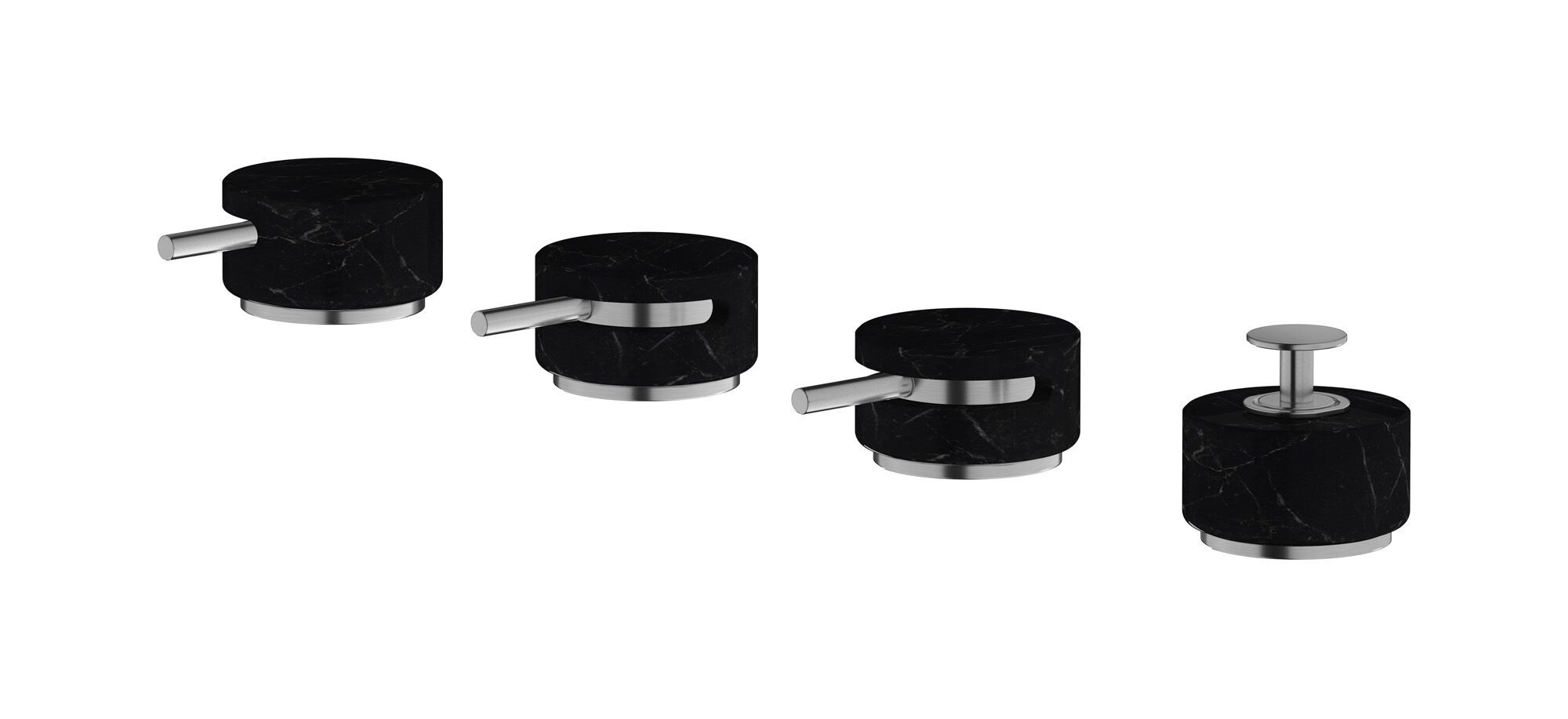 Мраморный встраиваемый смеситель для ванны с 4 отверстиями IB мрамор + мрамор Elle ARCH-00078524 - Вид №23