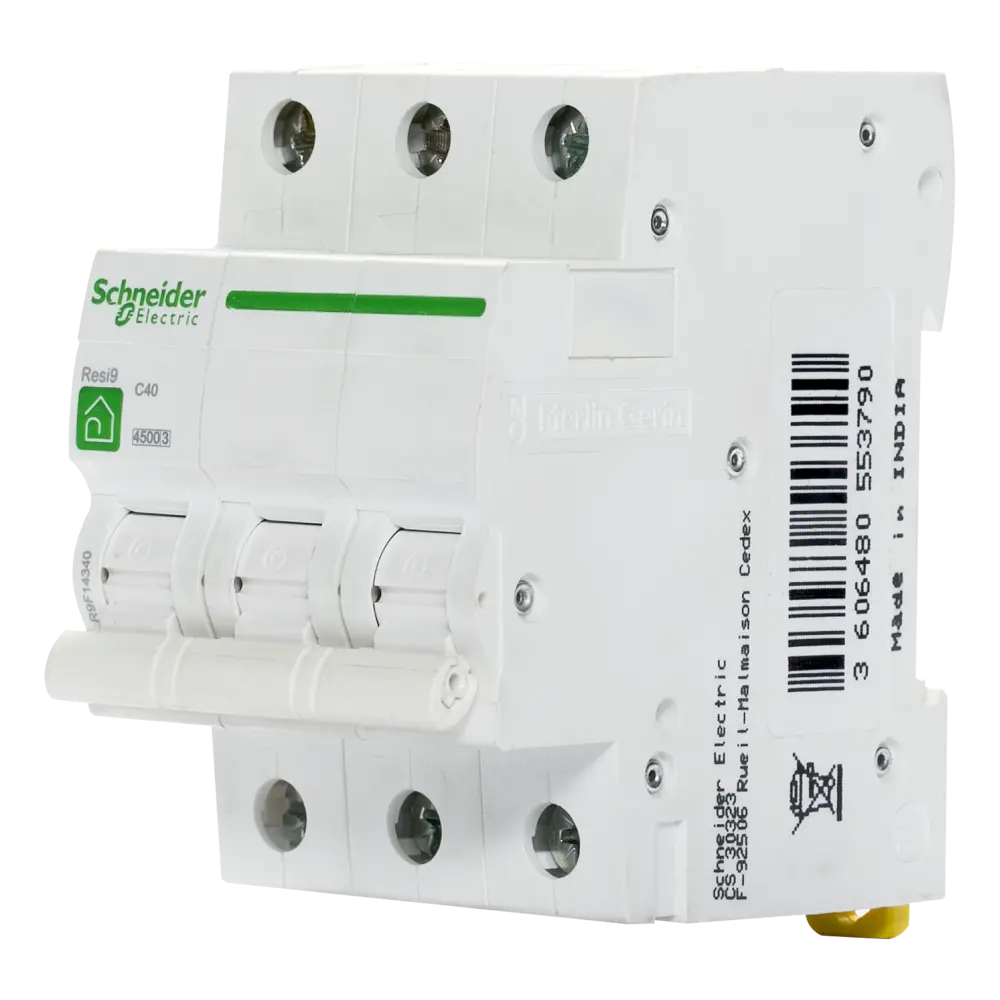 Автоматический выключатель Schneider Electric Resi9 3P 40 A 4.5 кА C STLM-2147853 - Вид №4