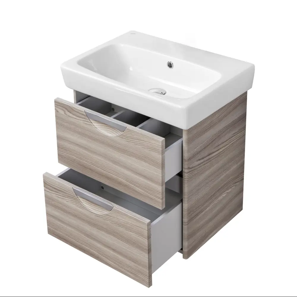 Тумба-умывальник Aquaton Сильва 60 см, дуб фьорд STLM-2179538 - Вид №2