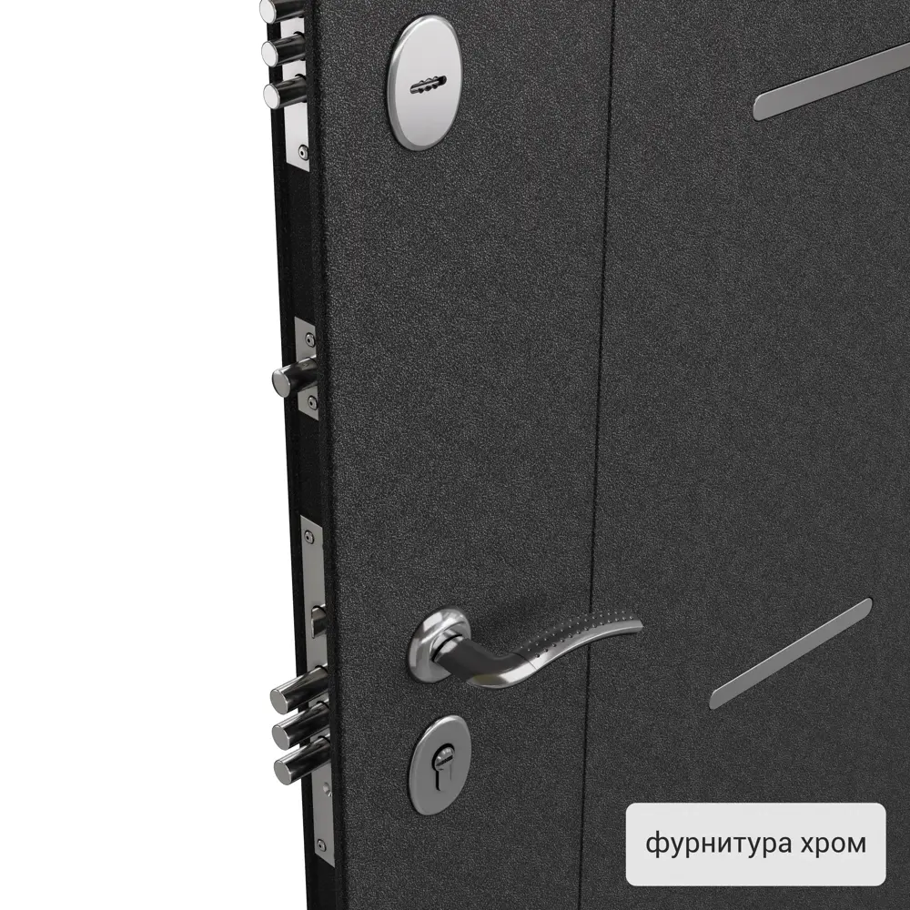 Дверь входная металлическая Страйд Уна 860 мм левая цвет черный 84428360 STLM-2125258 TOREX  - Вид №2