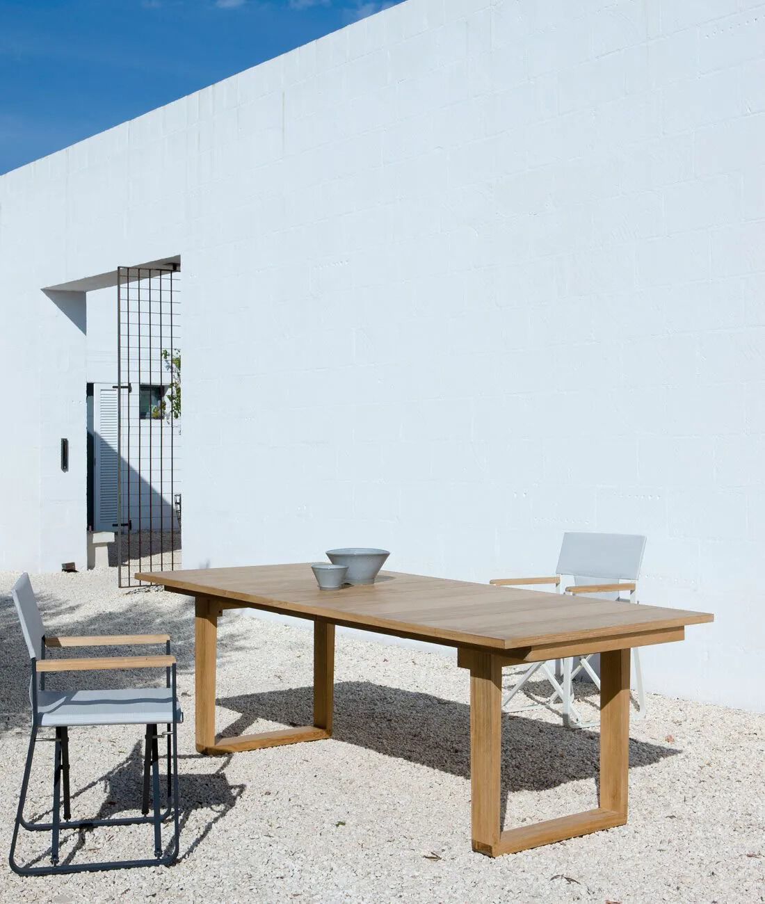 Выдвижной прямоугольный стол из тикового дерева Unopiù Cosette ARCH-00043381 - Вид №2