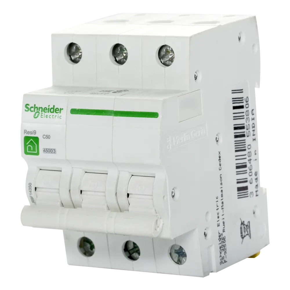 Автоматический выключатель Schneider Electric Resi9 3P C50 A 4.5 кА STLM-2167541 - Вид №1