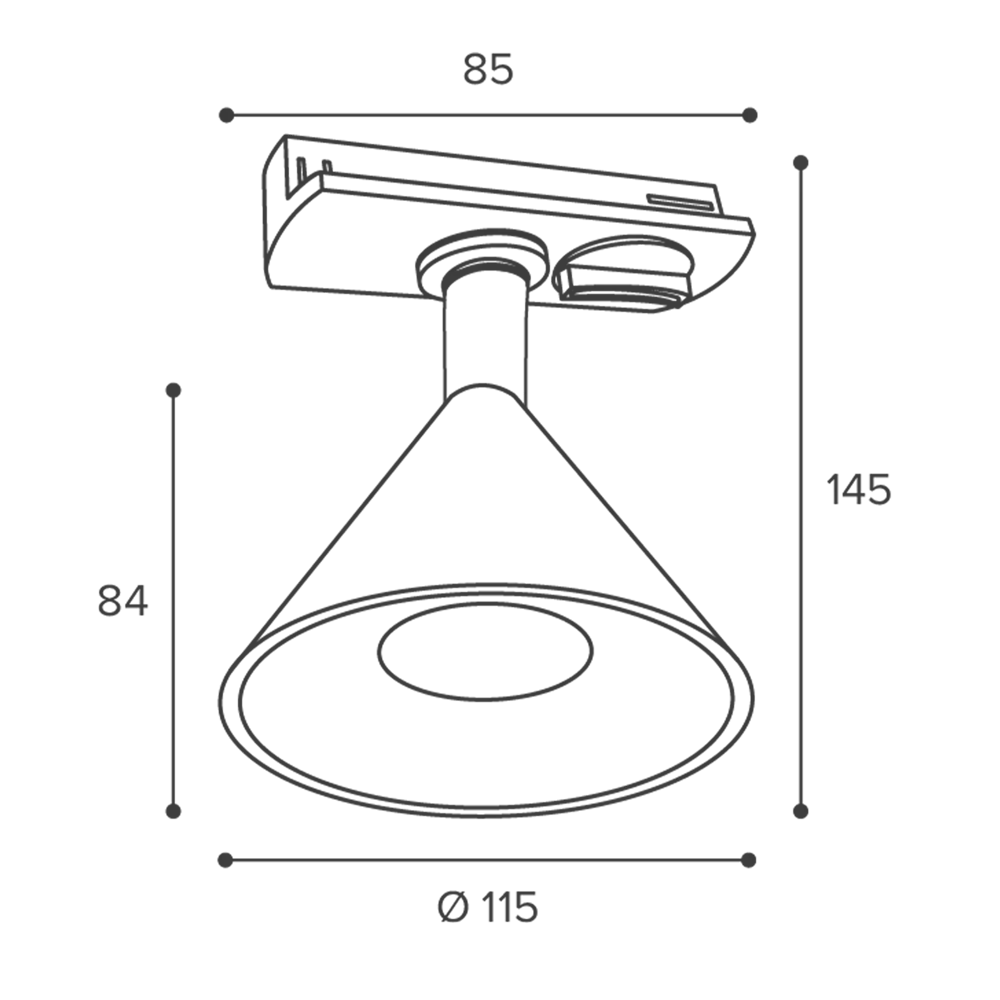 Трековый спот Wolta WTL-GU10/08G золотой для трековых систем 89436509 STLM-1579631 - Вид №8