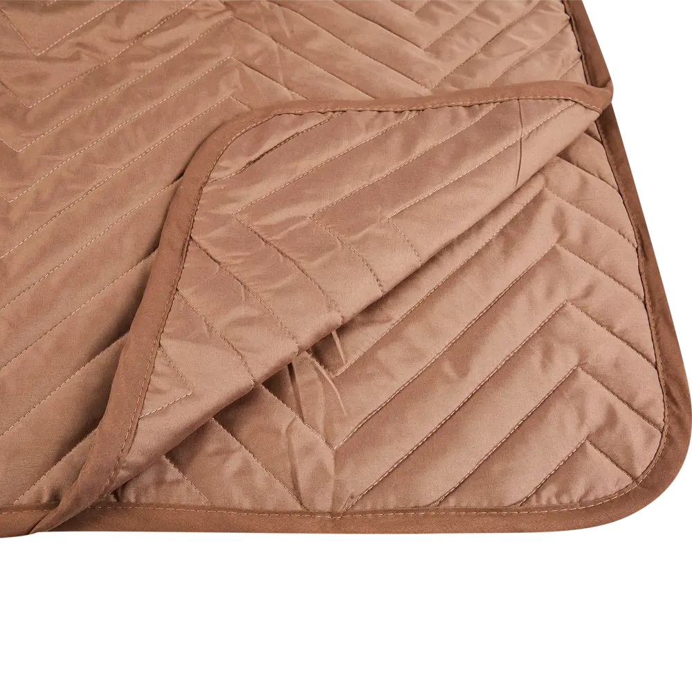 Покрывало Нью 200x240 см микрофибра цвет коричневый Terra 3 SEASONS STLM-2099568 - Вид №2