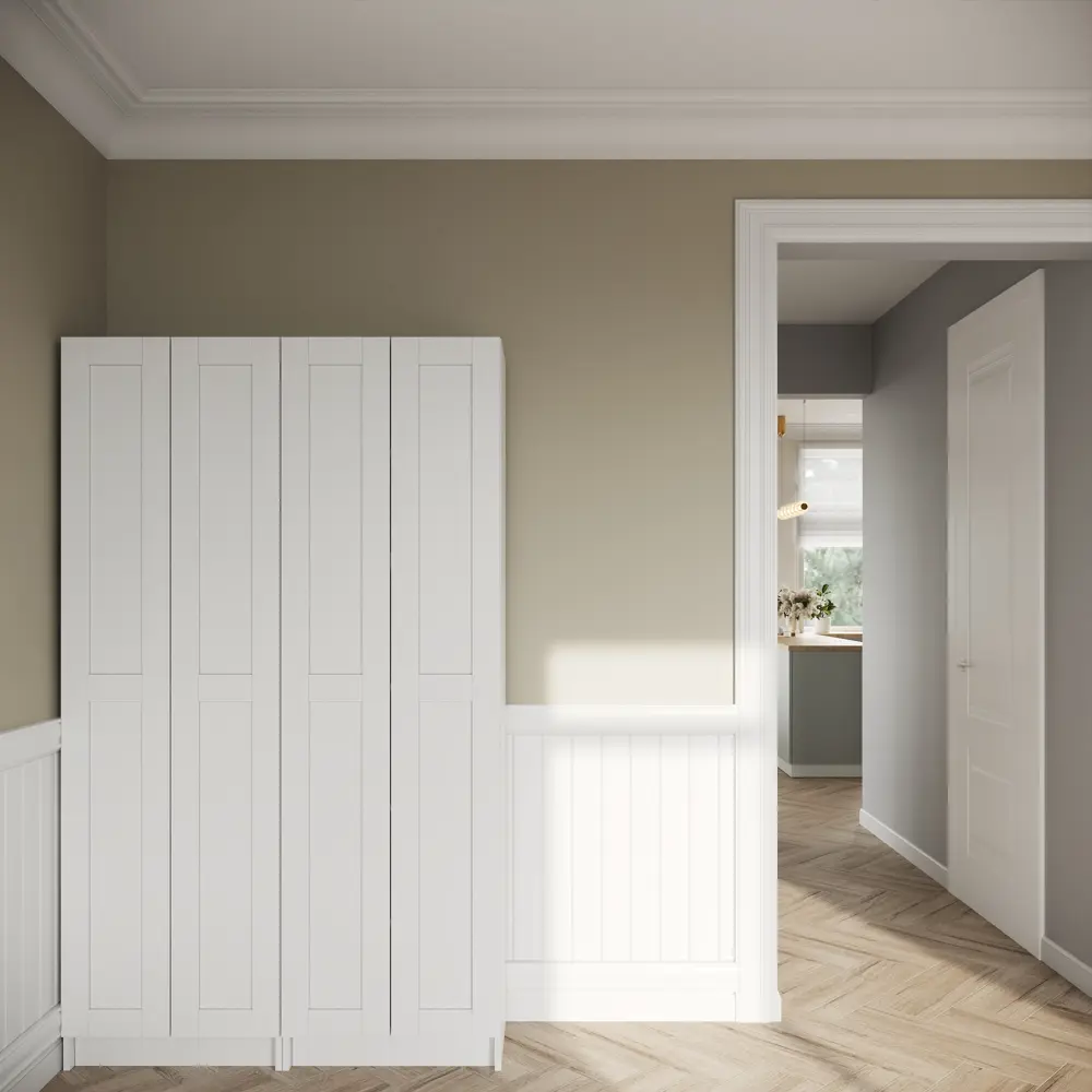 Дверь глухая для шкафа Буккер левая 29.7x193.8x1.6 см ДСП цвет белый Santreyd STLM-2159352 - Вид №6