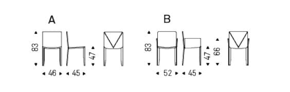 Кожаный стул Cattelan italia перо ARCH-00091334 - Вид №6