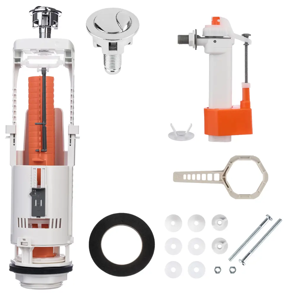 MONLID Арматура для унитаза с двойным смывом и регулировкой расхода воды 89419739 STLM-1566130