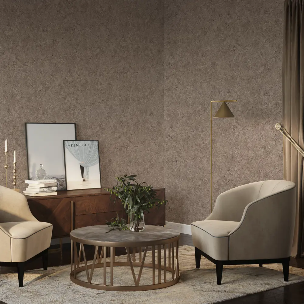 Обои флизелиновые Inspire Anton коричневые 1.06 м Granit 3 STLM-2114223 - Вид №3