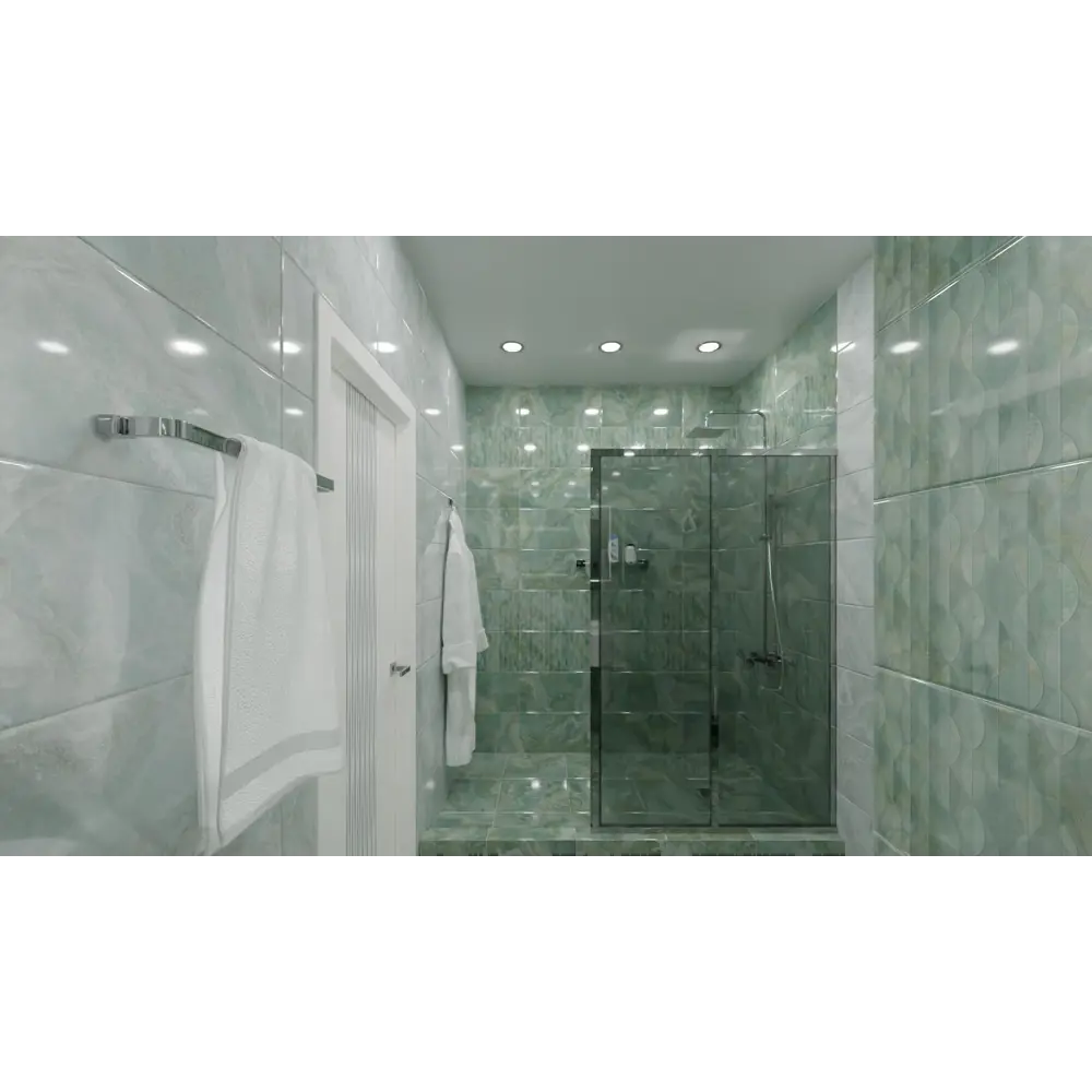 Плитка напольная Aquamarine Dark 41.8x41.8 см 1.75 м² цвет зеленый 84299802 STLM-2072969 Santreyd - Вид №4