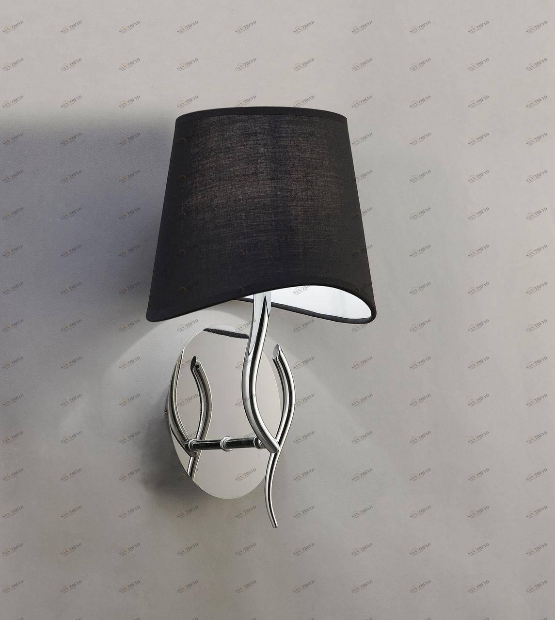 Бра Mantra Ninette Satin Nickel 1914 MANTRA  077986 Серебро;черный 