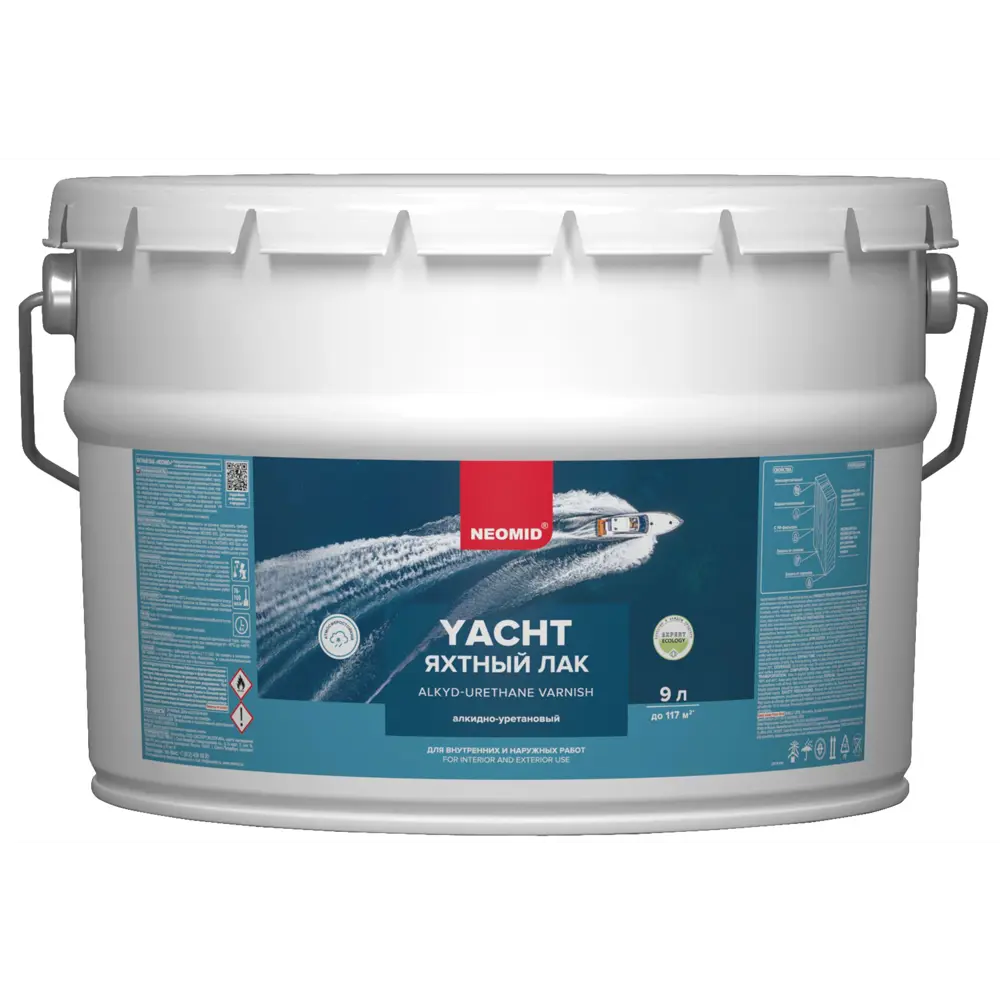 Яхтный лак NEOMID для дерева - защита и блеск 9 л 85180730 STLM-0059555 - Вид №1
