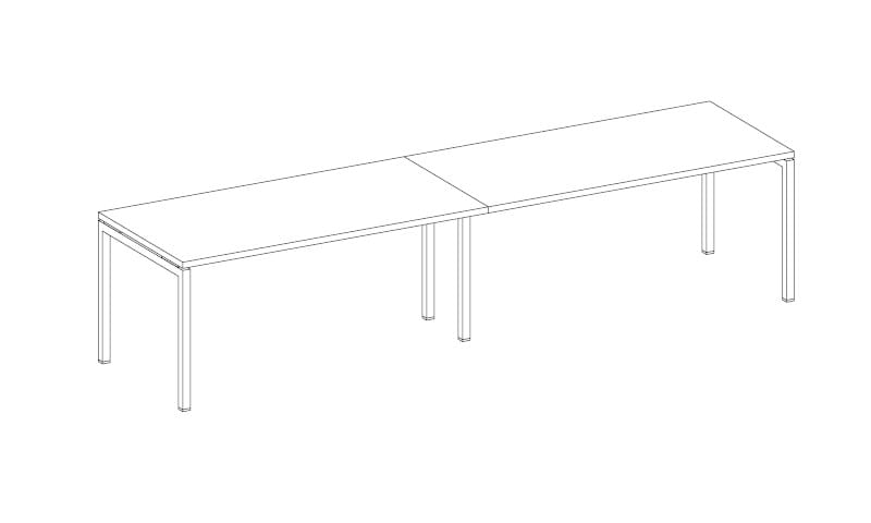 Модульный рабочий стол Quadrifoglio Group дизайн-офис ARCH-00061773 - Вид №7