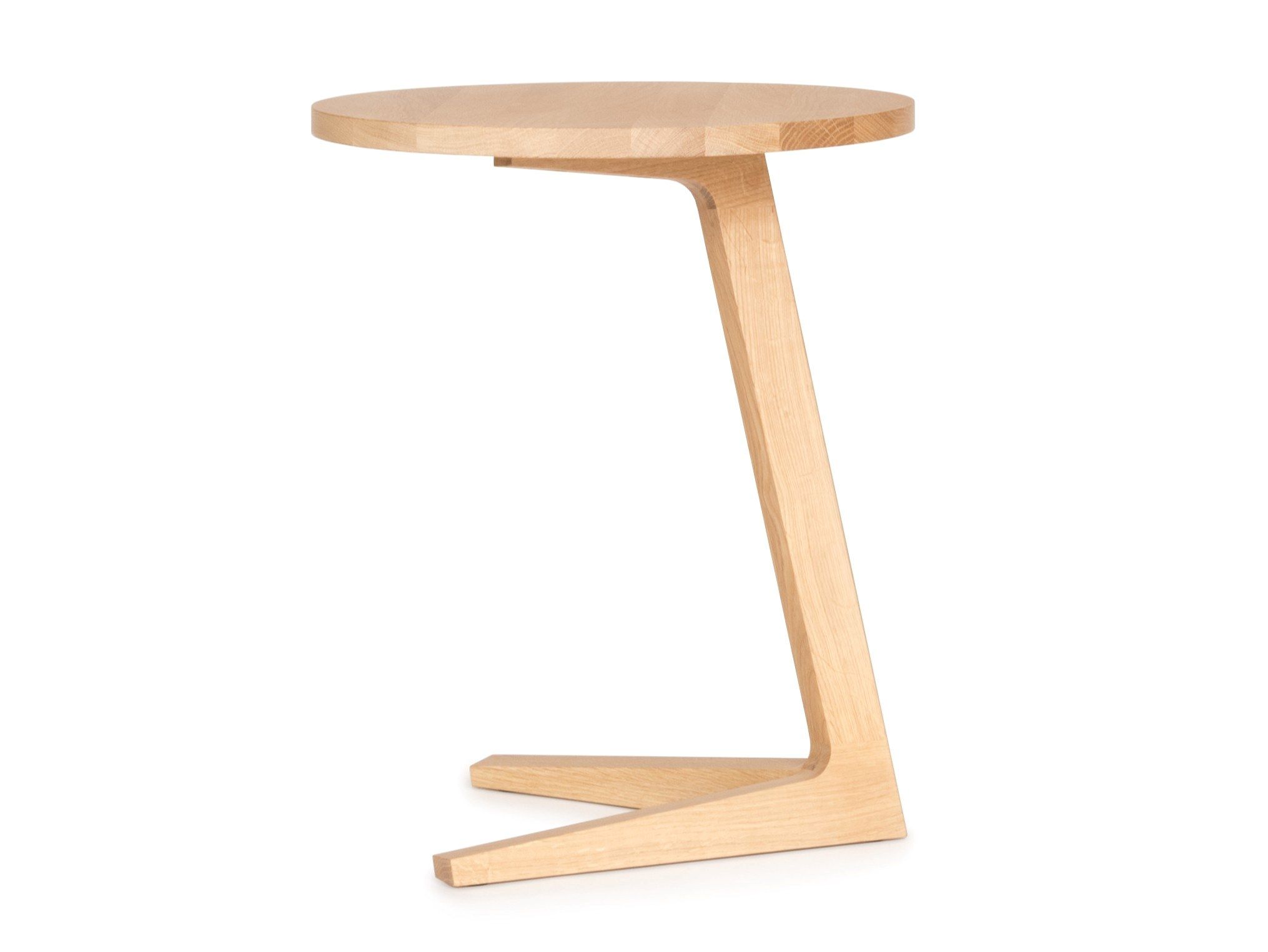 Круглый журнальный столик из дуба Case Cross ARCH-00143295 - Вид №1