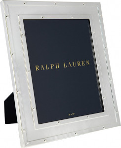 10652172 Ralph Lauren Home Рамка для фото Ralph Lauren Home "Бликер" 20x25см (посеребрение) Латунь