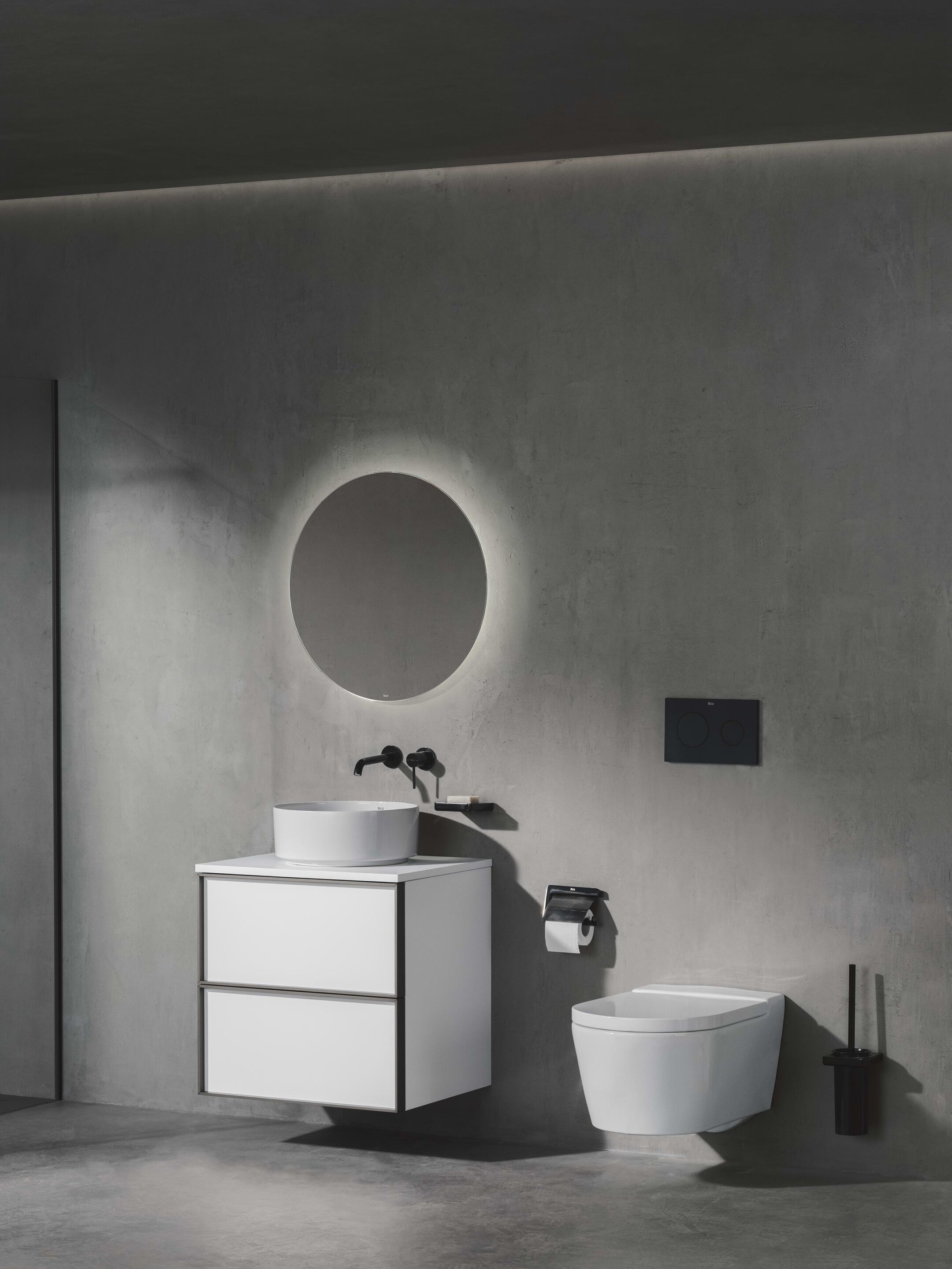 Керамический подвесной туалет без бриды Roca Inspira ARCH-00011206 - Вид №1