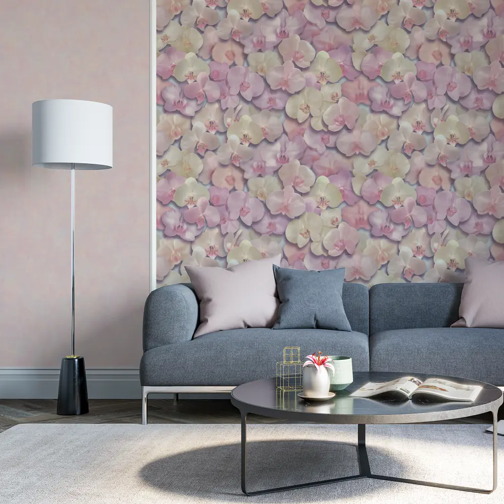 Обои флизелиновые Home Color Orchid розовые 1.06 м HC71422-25 STLM-2172738 - Вид №2